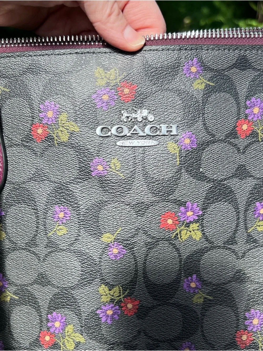 COACH Gallery Tote Limited Edition Country Floral Print AUTHENTIC